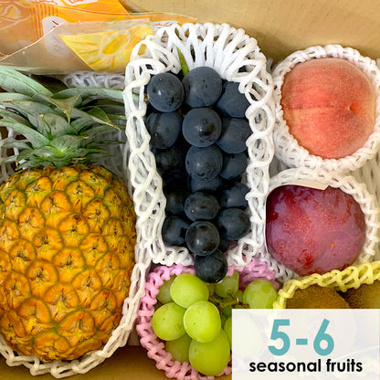 Assorted fruits from Yamanashi and Shizuoka prefectures 5kg (5-6 seasonal fruits)