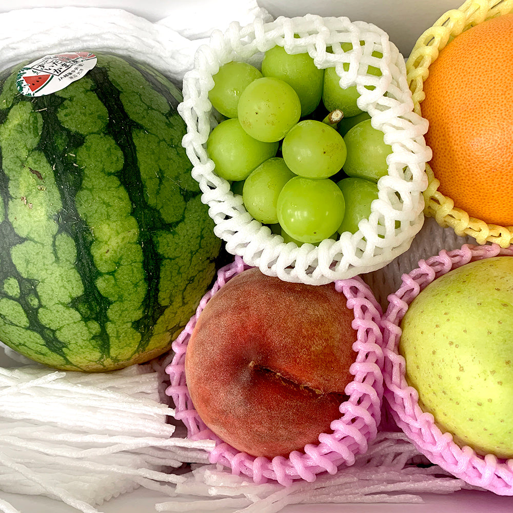 Assorted fruits from Yamanashi and Shizuoka prefectures 5kg (5-6 seasonal fruits)