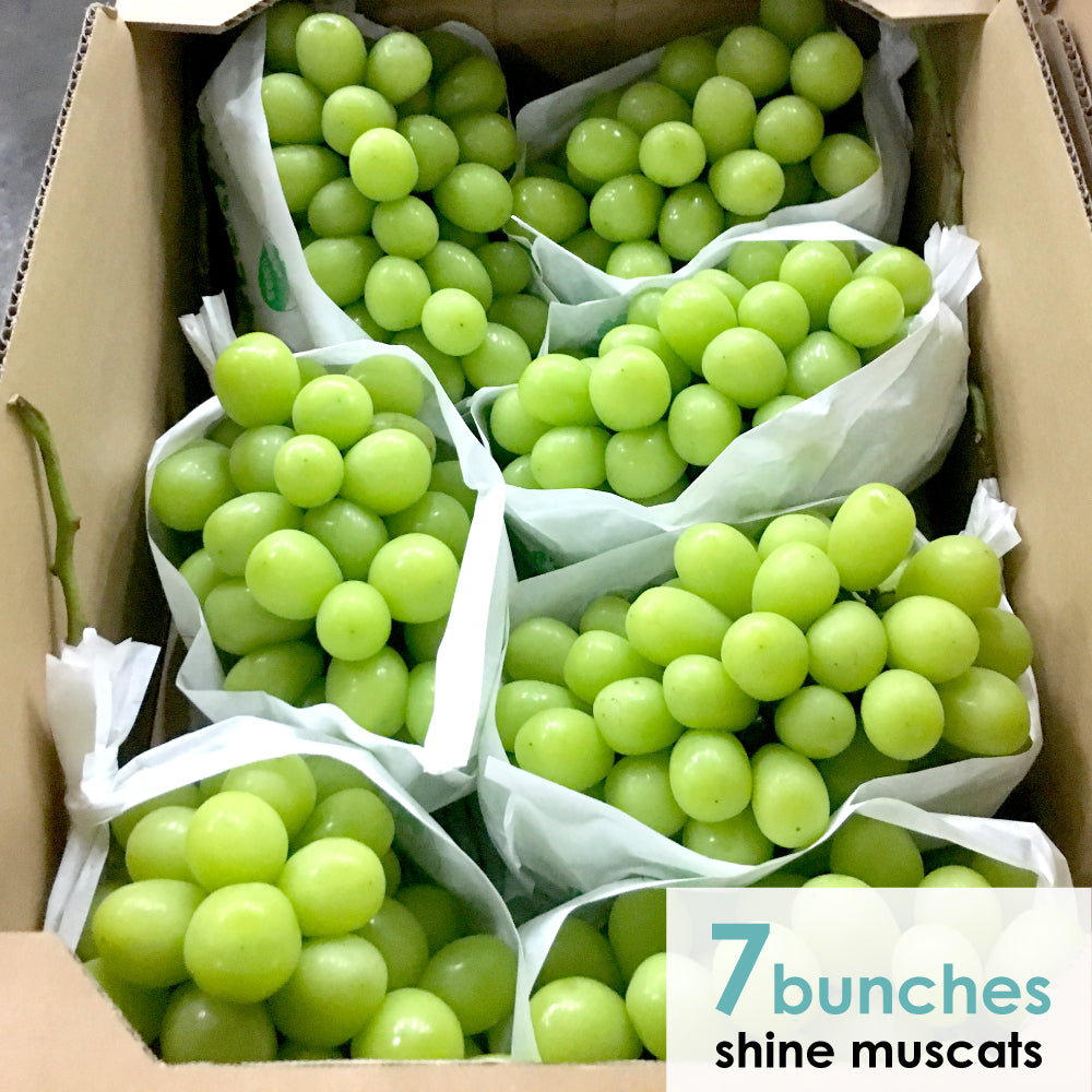 Yamanashi Prefecture Shine Muscat approx. 3.5kg (7 PCS)